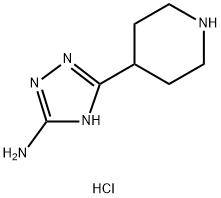 5-piperidin-4-yl-4H-1,2,4-triazol-3-amine dihydrochloride Structure