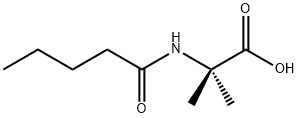 Alanine,  2-methyl-N-(1-oxopentyl)- Structure