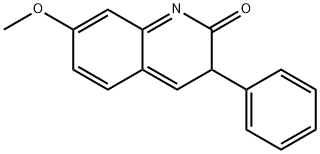 7-METHOXY-3-PHENYL-2-QUINOLINOL Struktur