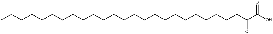 2-羟基-二十六烷酸, 14176-13-7, 结构式