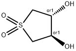 trans-tetrahydrothiophene-3,4-diol 1,1-dioxide Structure