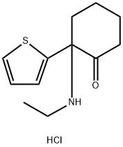 チレタミン塩酸塩 化学構造式