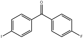 4-FLUORO-4'-IODOBENZOPHENONE,141763-55-5,结构式