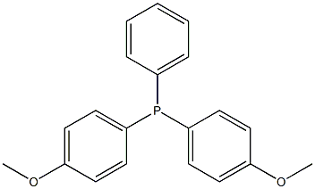 双(4-甲氧基苯基)苯基膦,14180-51-9,结构式