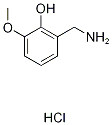 2-(aminomethyl)-6-methoxyphenol hydrochloride Structure