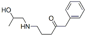 5-(2-hydroxypropylamino)-1-phenyl-pentan-2-one 结构式