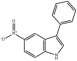 3-Phenyl-5-nitro-1H-indole Struktur