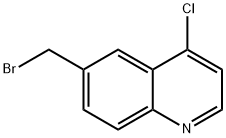 6-(BROMOMETHYL)-4-CHLOROQUINOLINE 结构式