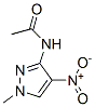 Acetamide,  N-(1-methyl-4-nitro-1H-pyrazol-3-yl)- 结构式