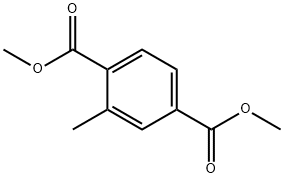 2-メチル-1,4-ベンゼンジカルボン酸ジメチル 化学構造式