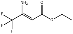 (Z)-3-Amino-4,4,4-trifluorocrotonic acid ethyl ester Struktur