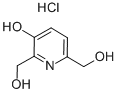 3-HYDROXY-2,6-DI(HYDROXYMETHYL)PYRRIDINE HYDROCHLORIDE Structure