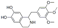 1-[(3,4,5-trimethoxyphenyl)methyl]-1,2,3,4-tetrahydroisoquinoline-6,7-diol Structure