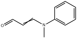 3-(N-苯基-N-甲基)氨基丙烯醛,14189-82-3,结构式