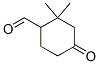 Cyclohexanecarboxaldehyde, 2,2-dimethyl-4-oxo- (9CI) 结构式