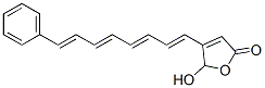 5-hydroxy-4-(8-phenyl-1,3,5,7-octatetraenyl)-2(5H)-furanone 结构式