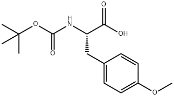BOC-DL-TYR(ME)-OH 化学構造式