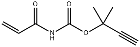 Carbamic acid, (1-oxo-2-propenyl)-, 1,1-dimethyl-2-propynyl ester (9CI) Structure