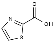 1,3-チアゾール-2-カルボン酸 化学構造式