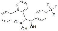 4-trifluoromethylphenyl-2-biphenylyl-3-hydroxypropionic acid Structure