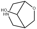8-Hydroxy-6-oxa-3-azabicyclo[3.2.1]octane Struktur
