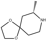 (7S)-7-methyl-1,4-dioxa-8-azaspiro[4.5]decane Structure