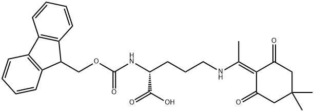FMOC-D-ORN(DDE)-OH, 1419640-31-5, 结构式