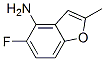 4-Benzofuranamine,  5-fluoro-2-methyl- Structure