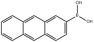2-アントラセンボロン酸 化学構造式