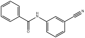 N-(3-シアノフェニル)ベンズアミド 化学構造式