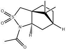 (N-アセチル)-(2R)-ボルナン-10,2-スルタム 化学構造式