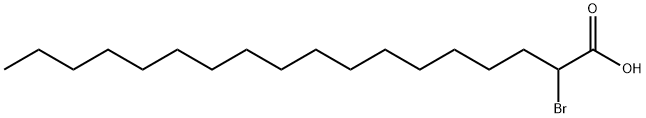 2-溴代硬脂酸, 142-94-9, 结构式