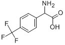 4-(三氟甲基)-DL-苯甘氨酸,142012-65-5,结构式