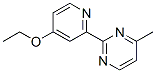 Pyrimidine, 2-(4-ethoxy-2-pyridinyl)-4-methyl- (9CI) Structure