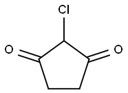 2-Chloro-1,3-cyclopentanedione Structure