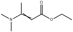 3-ジメチルアミノ-2-ブテン酸エチル 化学構造式