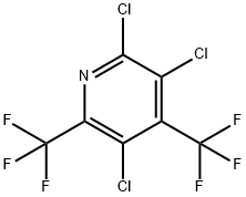 2,3,5-Trichloro-4,6-bistrifluoromethyl pyridine Structure