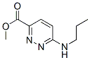 3-Pyridazinecarboxylicacid,6-(propylamino)-,methylester(9CI) Structure