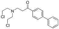 4-(3'-di(2-chloroethyl)aminopropionyl)biphenyl Structure