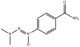 1-(4-carbamoylphenyl)-3,3-dimethyltriazene-1-oxide Structure