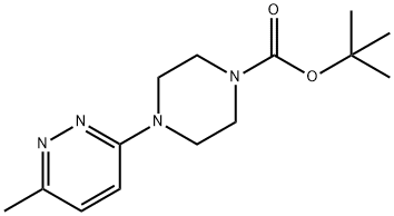 tert-butyl 4-(6-methylpyridazin-3-yl)piperazine-1-carboxylate 结构式