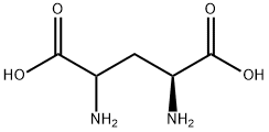 DL-2,4-二氨基戊酸, 1421-04-1, 结构式
