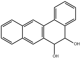 benzanthracene-5,6-dihydrodiol Struktur