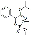 ホスホロジチオ酸O,O-ジメチルS-(2-イソプロポキシ-2-オキソ-1-フェニルエチル) 化学構造式