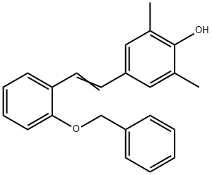 2,6-dimethyl-4-[(E)-2-(2-phenylmethoxyphenyl)ethenyl]phenol|