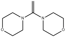 1,1-ビス(モルホリノ)エチレン 化学構造式