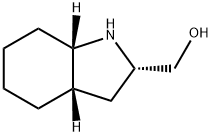 1H-Indole-2-methanol, octahydro-, (2S,3aS,7aS)- Struktur