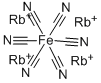 RUBIDIUM FERROCYANIDE 化学構造式