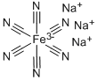 フェリシアン化ナトリウム 化学構造式