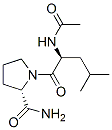N-acetylleucylprolinamide Structure